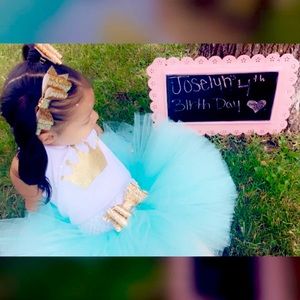 Girls baby tutu Dress 4pcs set